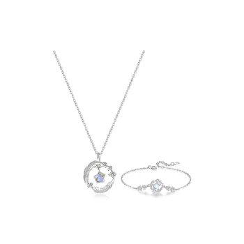 GUDS GAVE Zircon Necklaces Women's