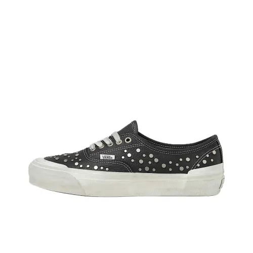 Vans Premium Authentic Anti Slip Wear Resistant Low Top Skateboard Shoes Unisex Black