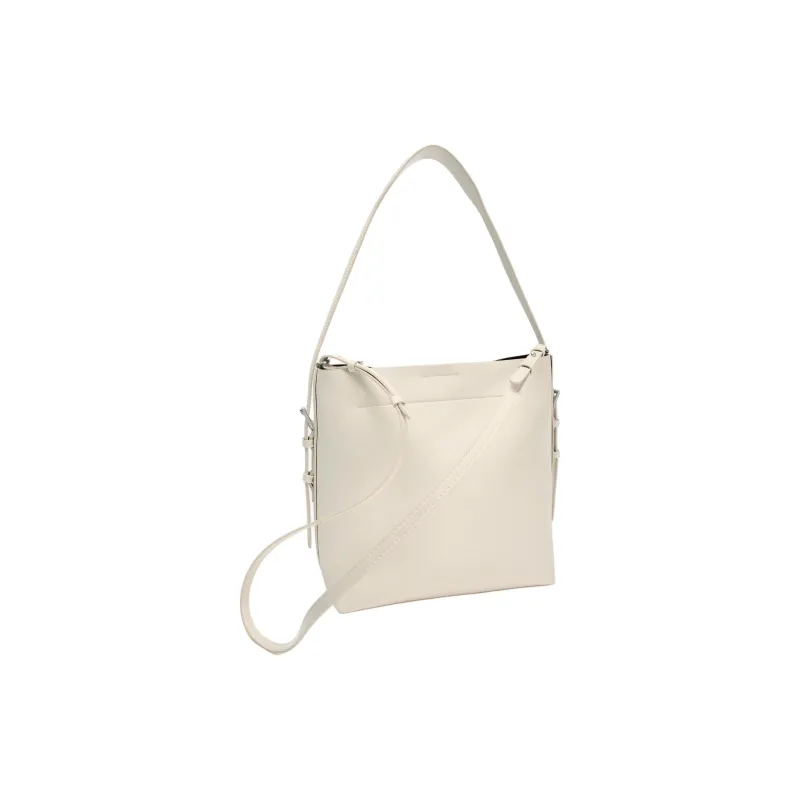 ZARA PU Bucket Bag, Shoulder Bag, Crossbody Bag, Handbag Mini Women's Raw White-1