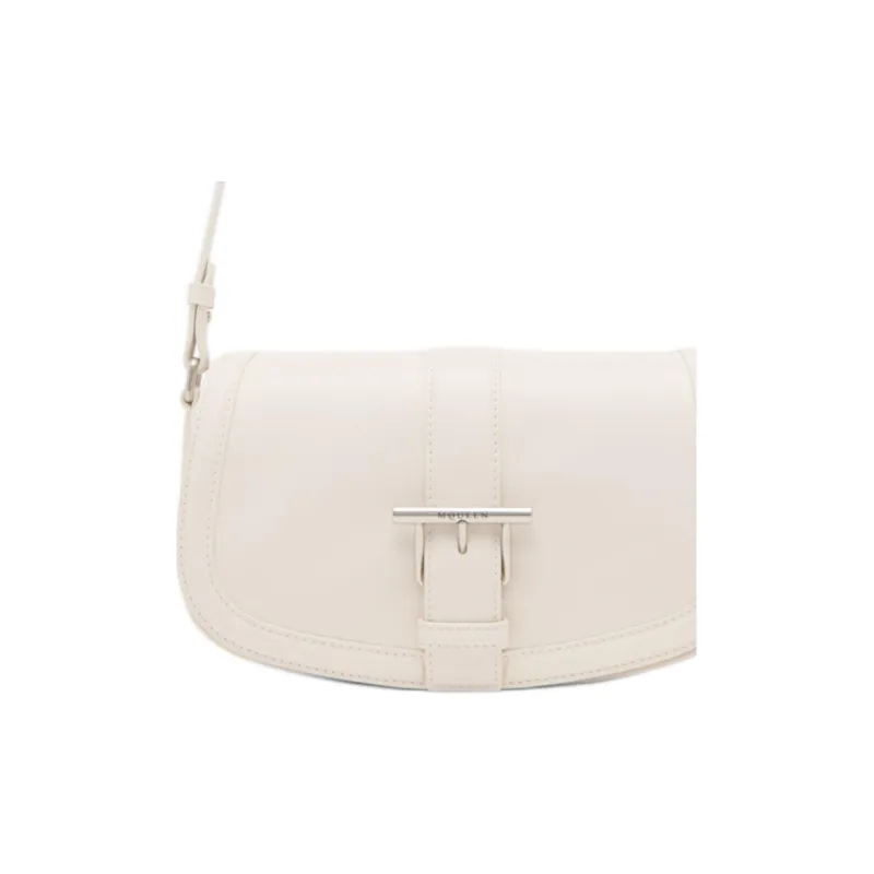 Alexander McQueen T Bar Calfskin Crossbody Bag, Shoulder Bag Women's White-3