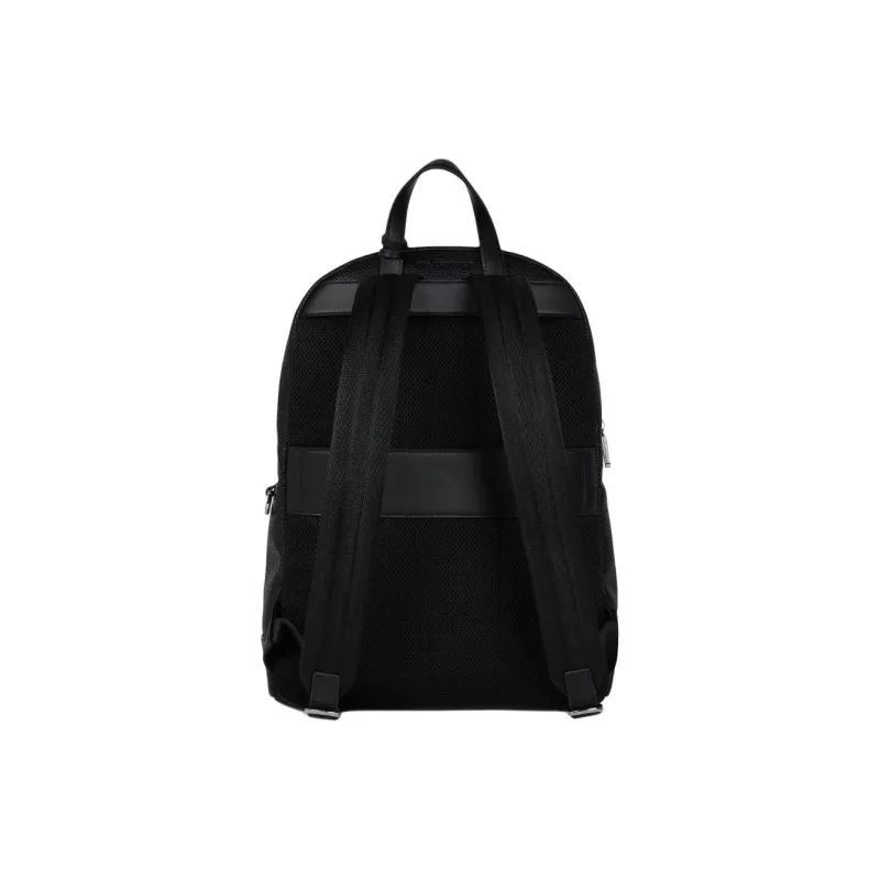 KARL LAGERFELD IKON Recycled Polyurethane Backpack Men's Black-1