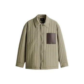 H&M New Year Jackets Men Light Grass Green