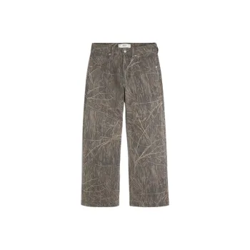 Hollister Jeans Men's Brown All Over Print