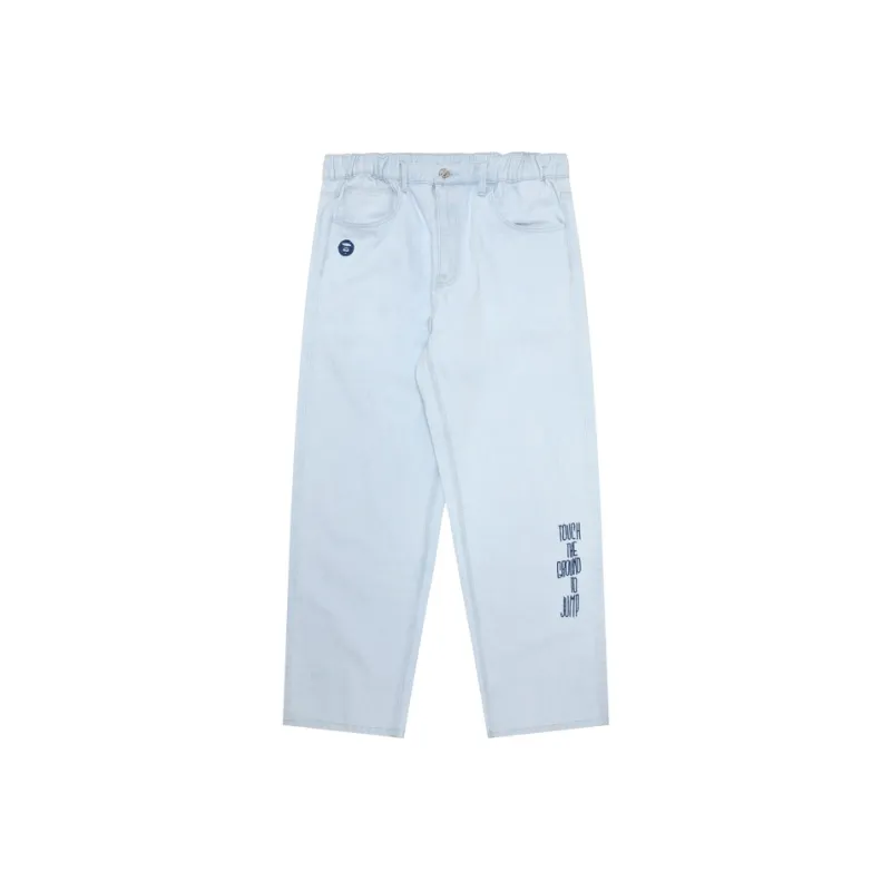 Aape Mid rise Wide leg Jeans-0
