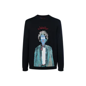 LOUIS VUITTON Neon Working Man Crewneck