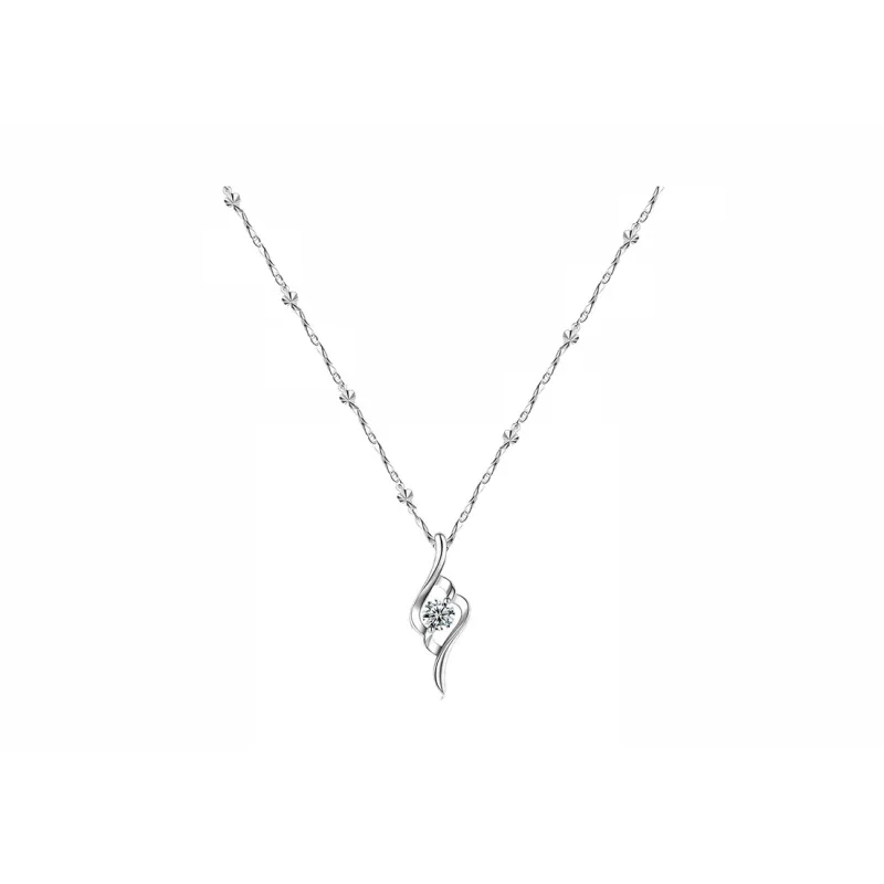 CHINA GOLD S999 Fine Silver Necklaces Women's-0