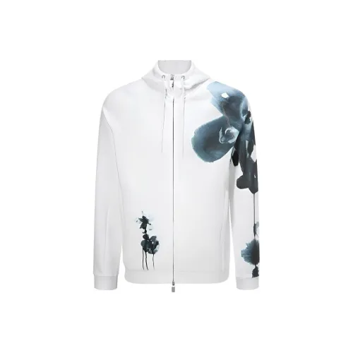 EMPORIO ARMANI Met jackets Coats Men's White