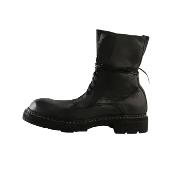 GUIDI Big Daddy Ankle Boots Men's Black