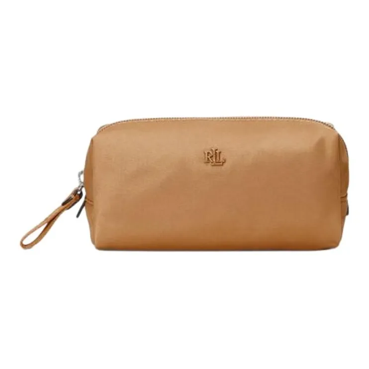 LAUREN RALPH LAUREN Fabric Makeup Bag Women's Brown-0