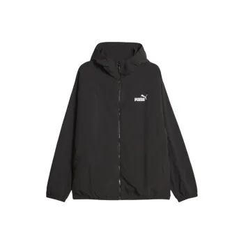 PUMA Men's Hooded Windbreaker Jacket Jackets Coats Men's Black