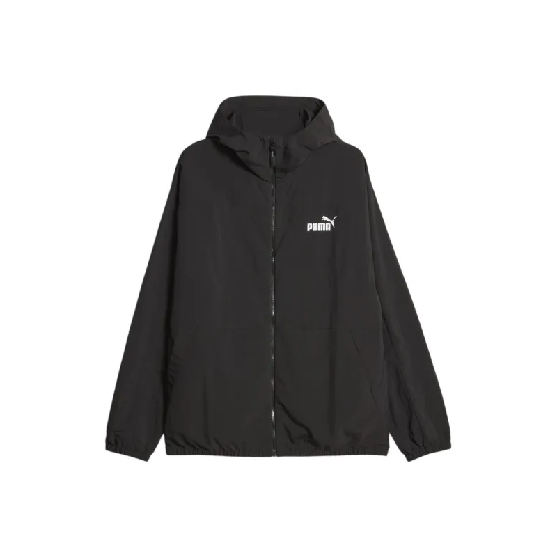 PUMA Men's Hooded Windbreaker Jacket Jackets Coats Men's Black-0