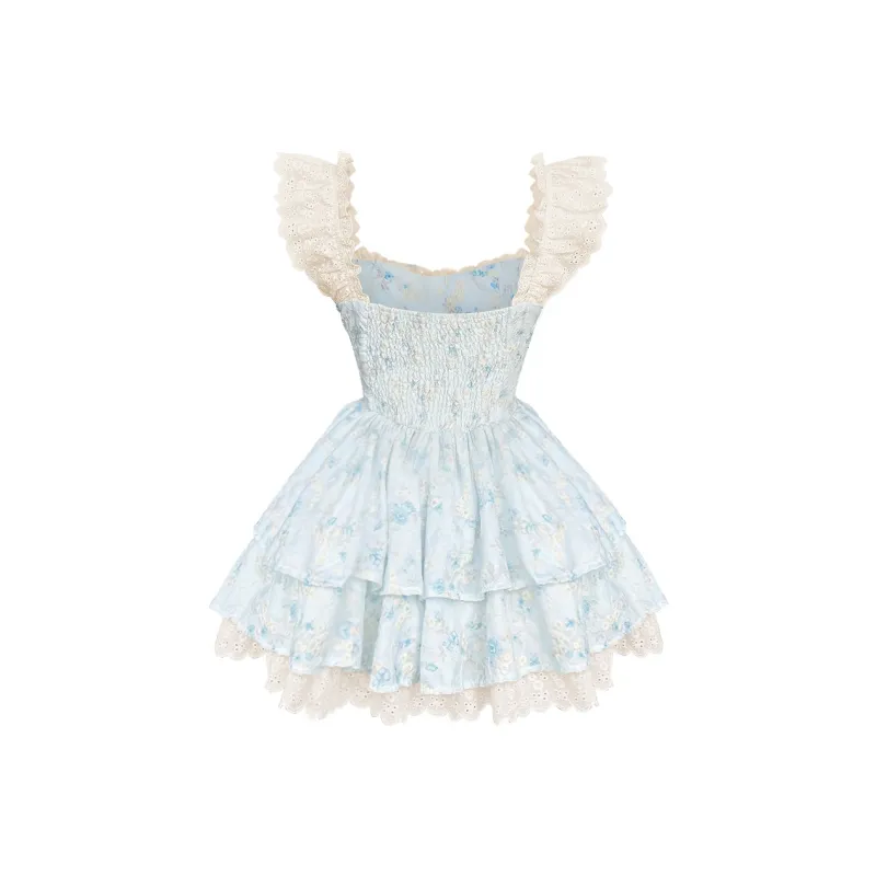 Cotton Shopping Short Sleeved Dress Women's-13