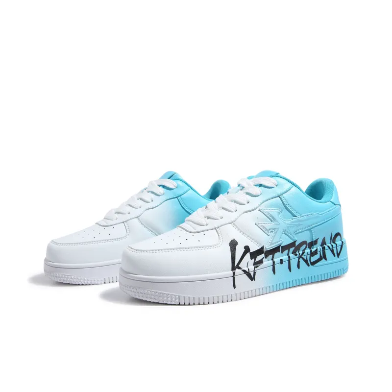 KFT Anti-Slip And Wear-Resistant Lightweight Height Increasing Low-Top Skateboard Shoes Unisex-8