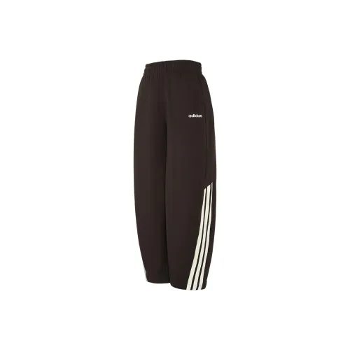 Adidas Knitted Sports Pants Women's Brown