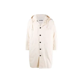 JIL SANDER Oversized Hooded Parka Coat