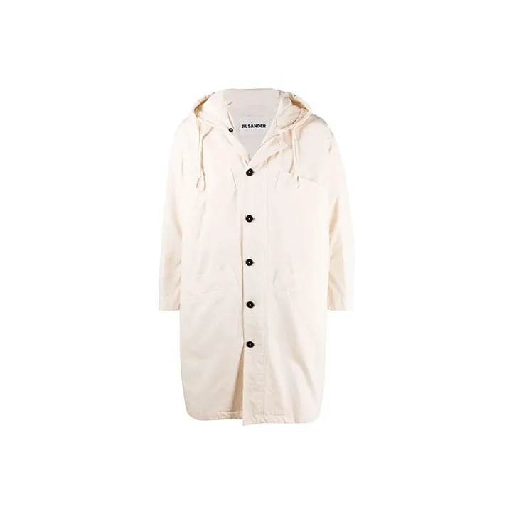 JIL SANDER Oversized Hooded Parka Coat-0