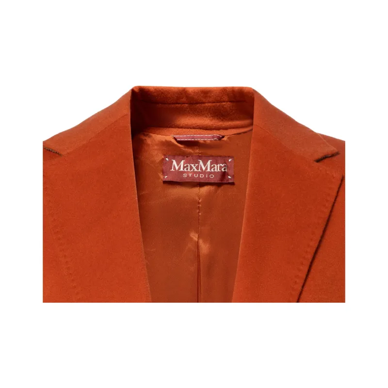 MaxMara Studio Business Suits Coats Women's Orange-4