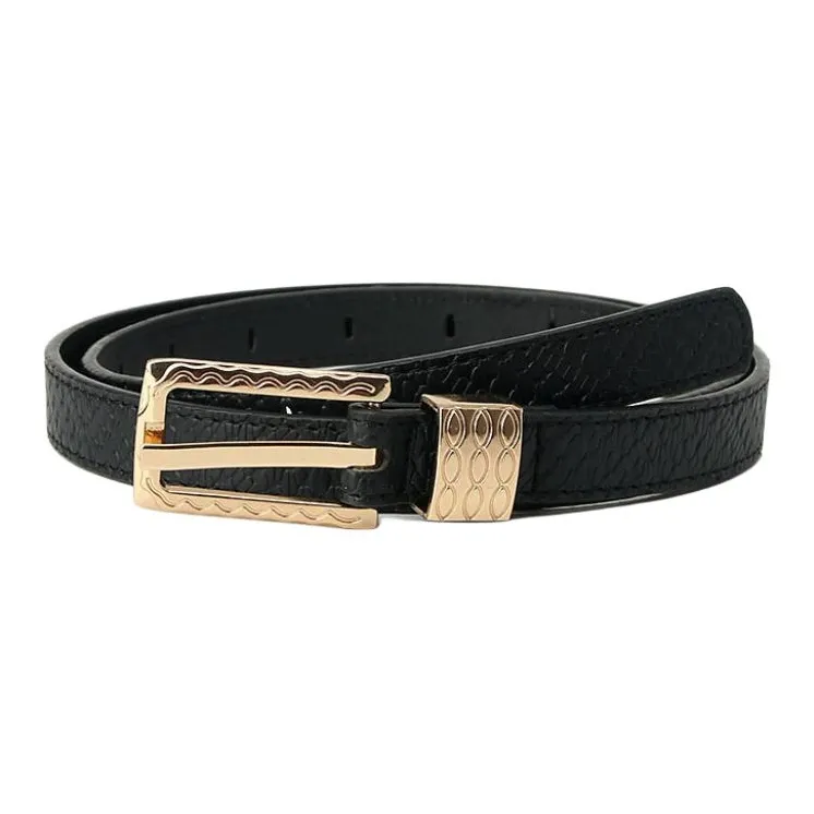 JEANSWEST PU Leather Belts Women's 2CM-2