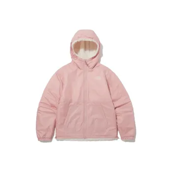 THE NORTH FACE Play Green Rvs Fleece Hoodie Pale Pink Unisex Korea Version