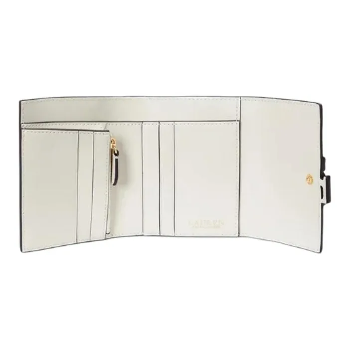 LAUREN RALPH LAUREN Leather Wallet Trumpets Women's White-2