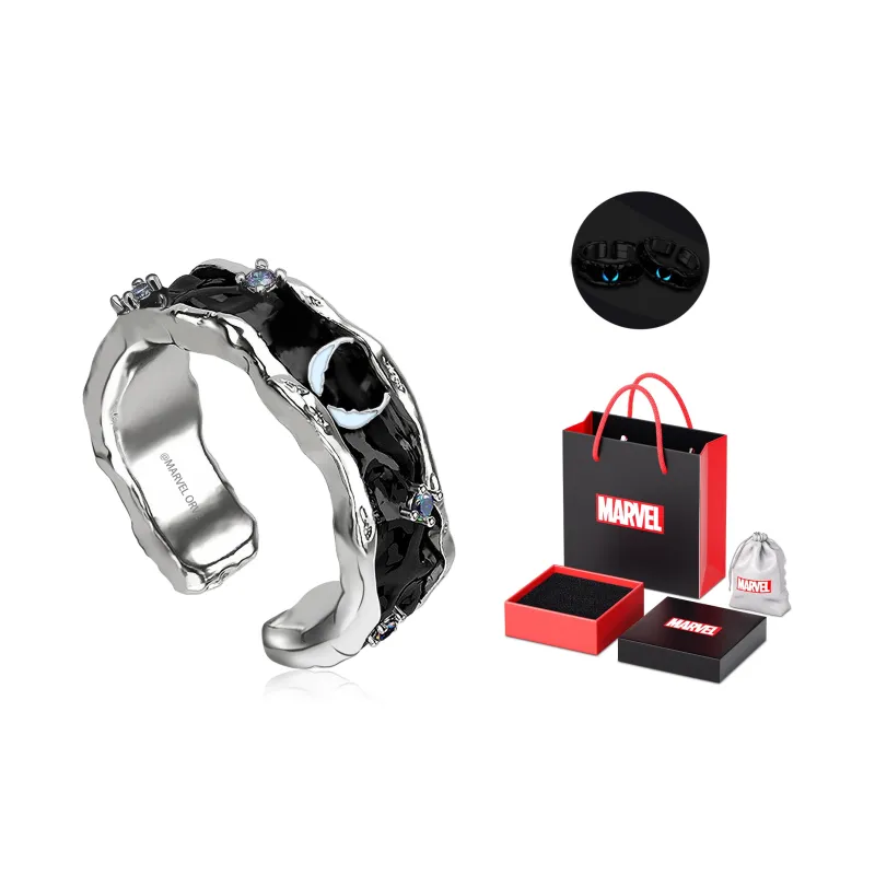 Disney Marvel Series Copper Rings Unisex Silver-7