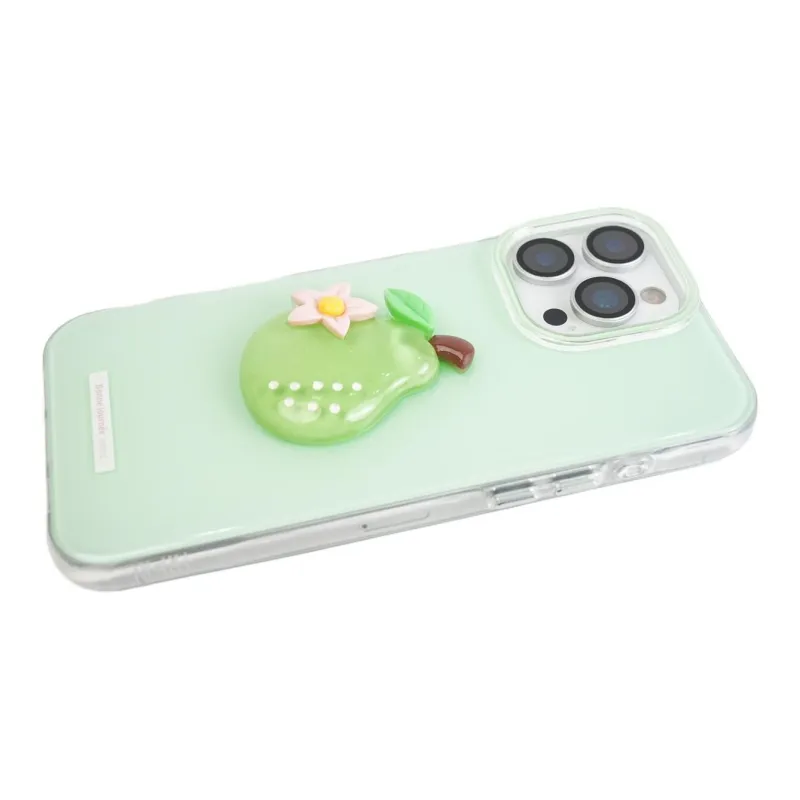 Sopi Acrylic Material Double Layer 3D Effect Fruit Phone Cases Compatible With IPhone 16/15 Pro Max/Apple 13/14 Pro/Max-18