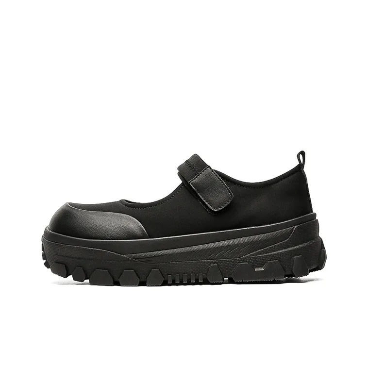 Rummaden Slip Resistant, Abrasion Resistant, Breathable, Lightweight Low Top Casual Shoes Unisex Black-0