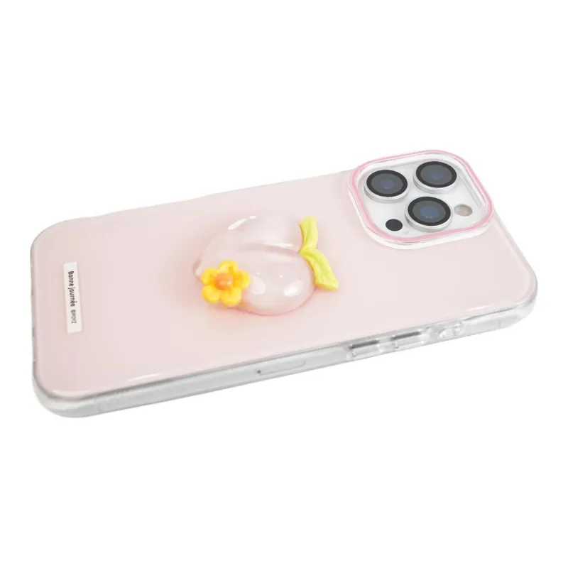 Sopi Acrylic Material Double Layer 3D Effect Fruit Phone Cases Compatible With IPhone 16/15 Pro Max/Apple 13/14 Pro/Max-8