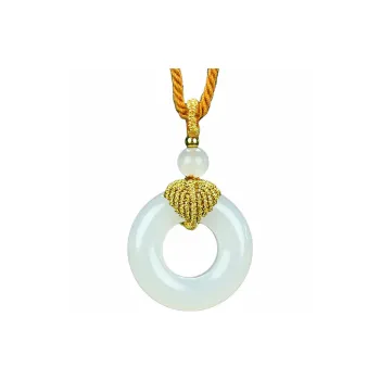 Cuizu Pendants White Jade/Pale Greenish White Jade Unisex
