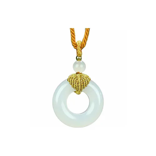 Cuizu Pendants White Jade/Pale Greenish White Jade Unisex