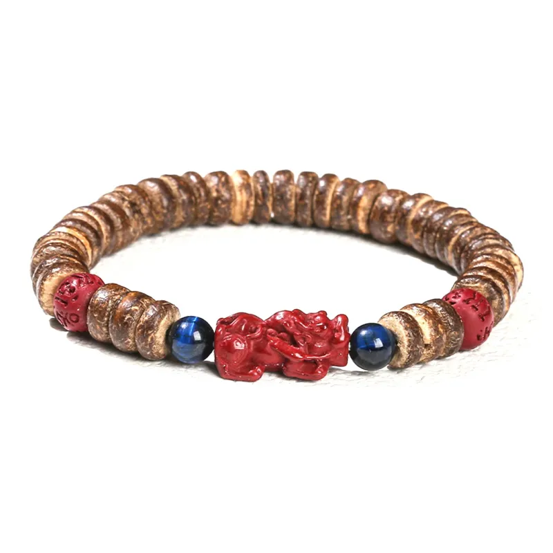 Welcome To The Treasure Coconut Shell Beads Bodhi Bracelets Unisex-0