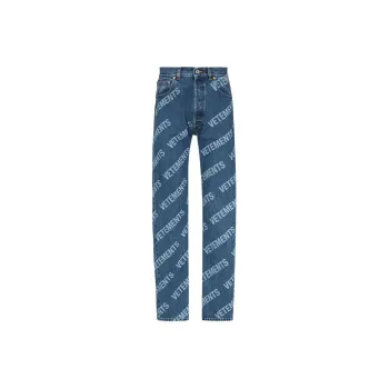 Vetements Jeans Men Blue