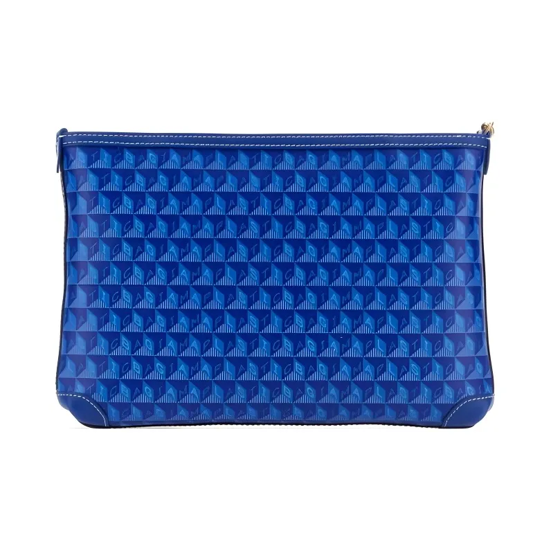Anya Hindmarch Fabric Clutch Unisex Blue-2