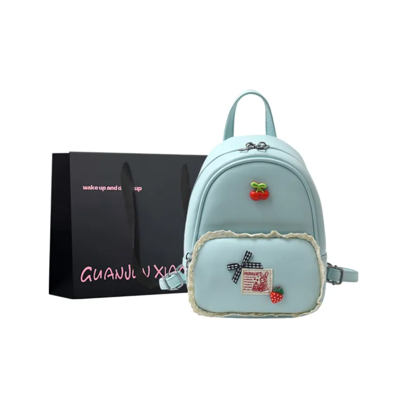 Champion Cub PU Backpack Women's Ecru/Pink/Blue/Black-8