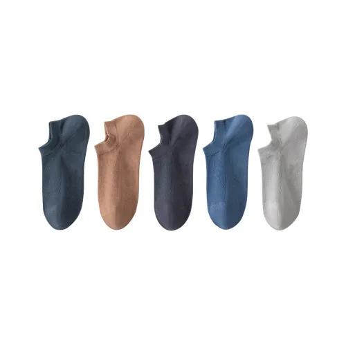 Lan Miao No Show Socks Men's 5 Pack