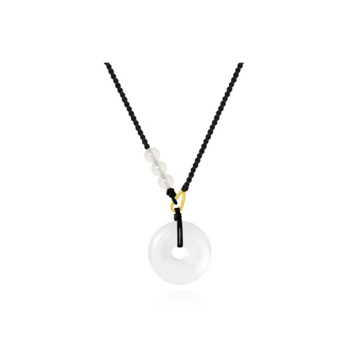 Jade Is Boundless Glutinous Jade Necklaces Unisex