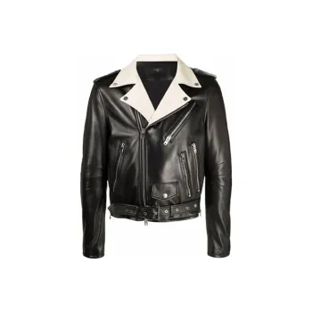 AMIRI Leather Jackets Men Black