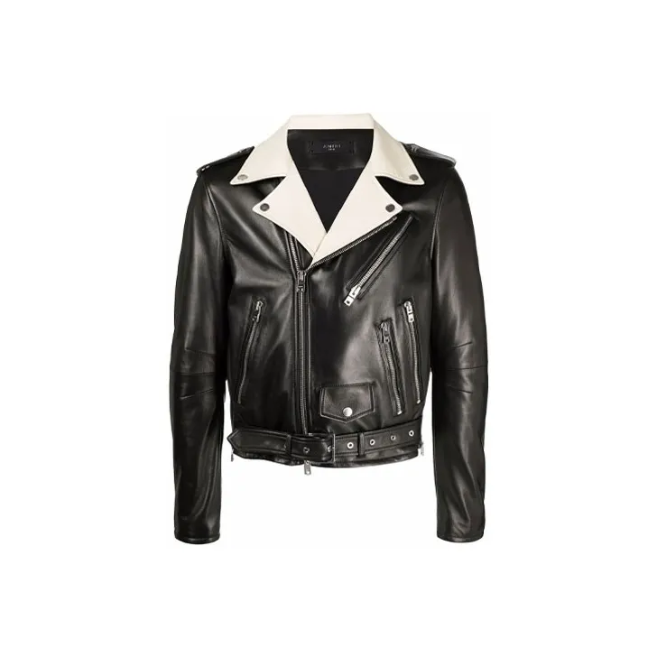 AMIRI Leather Jackets Men Black-0