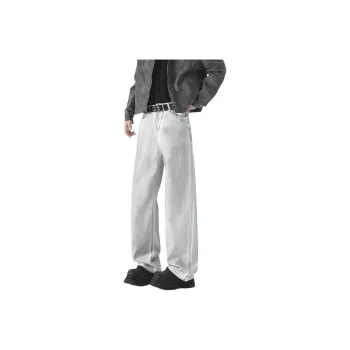 NVRFRGT Jeans Unisex White