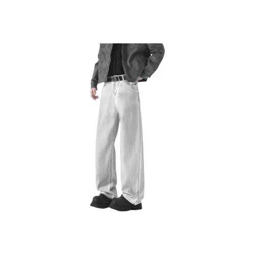 NVRFRGT Jeans Unisex White