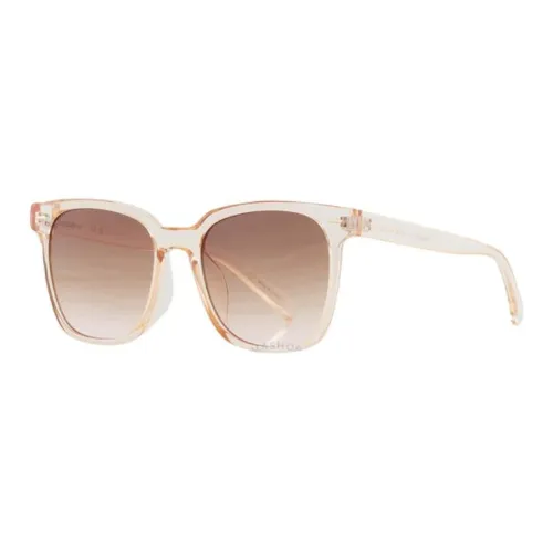 CALVIN KLEIN Plastic Square Sunglasses Women's Beige