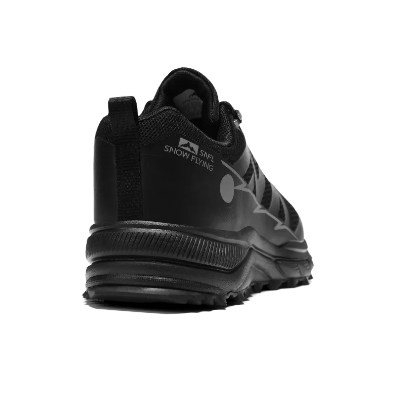 SNOW FLYING Wilderness Series Mountaineering Hiking Shoes Unisex Black Warrior-8