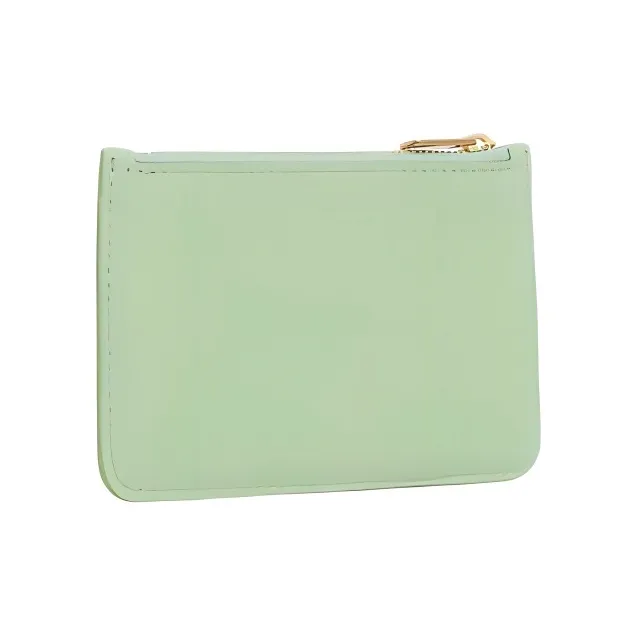 MANSUR GAVRIEL Calfskin Card Holder Women's Light Green-1