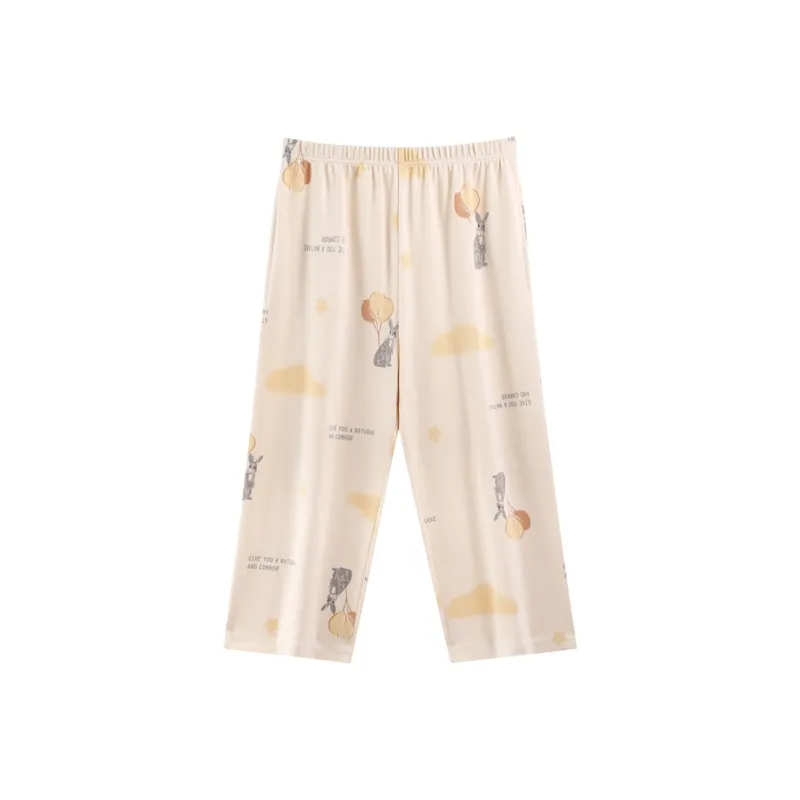 MADALLO Pajama Pants Women's Apricot-0