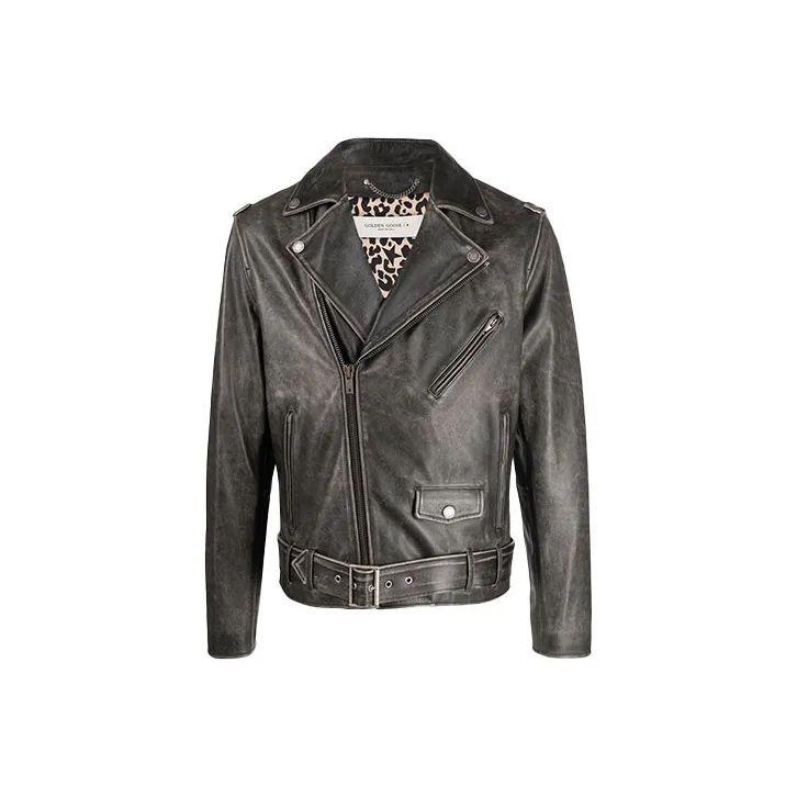 Golden Goose Deluxe Brand Zipped Biker Jacket-0