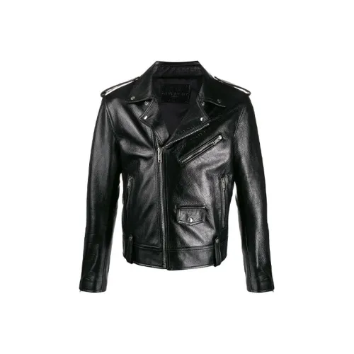Givenchy Leather Jackets Men Black