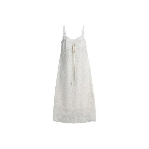 COACH Slip Dresses Women's White