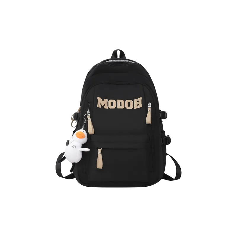 URBAN FOREST Nylon Backpack Unisex Blue/Red/Black/White-11