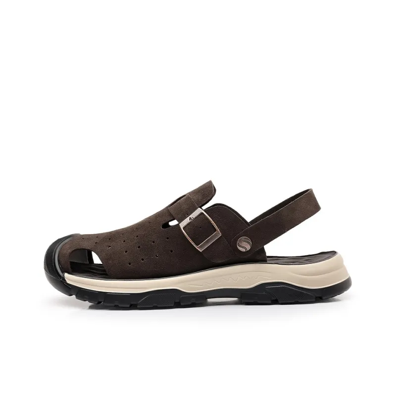 Mulinsen River Trekking Shoes Men's Coffee-0