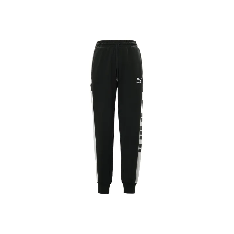 PUMA Knitted Sweatpants Men's Black-0
